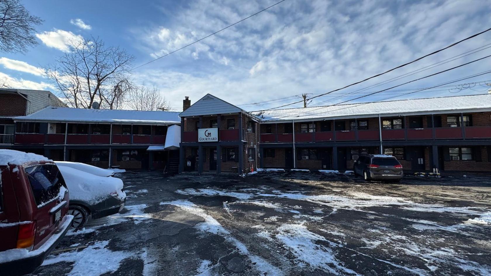 Central Motel Courtyard White Plains Esterno foto